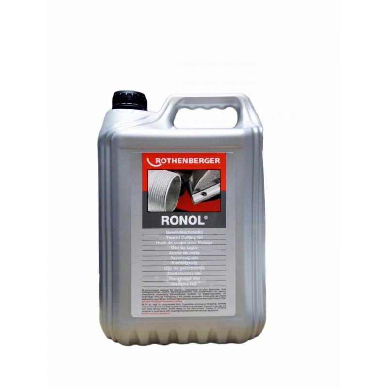 Ulei de filetat spray RONOL mineral - bidon 5l, Rothenberger, 65010